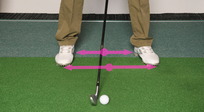 基本的なボールの位置 ‐ 基礎動作(アドレス）| ゴルフ上達レッスン